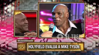 Holyfield evalúa a Mike Tyson