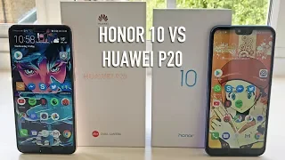 Honor 10 vs Huawei P20 | Full hands-on comparison