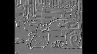 Sea bunny | SpongeBob (Clip in Embossed Effect)