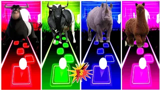 Ferdinand 🆚 Funny Cow 🆚 Funny Cute Hippos 🆚 Funny Chicken.🌟 Best Edm Rush Gameplay ✅