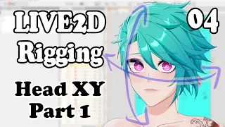 【Live2D】3/4 Angle Vtuber Rigging 04 - head Rigging XY (Feat. LeshiVR & Art by Nekomarii)