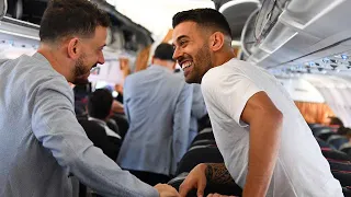 Euro2020, la Nazionale è a Londra. Sul suo aereo è salito anche Spinazzola