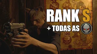 RE4 REMAKE: GUIA PARA O MINIGAME DE TIRO AO ALVO! S RANK + (quase) TODAS AS CAVEIRAS