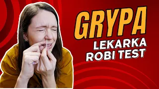 Czy mam GRYPĘ? 😱 | Prawdziwy LEKARZ robi test antygenowy