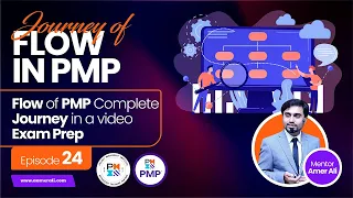 Journey of  Flow in PMP Episode 24  | Flow of PMP Complete journey in a video|Exam prep