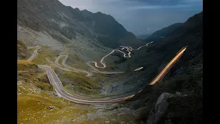 Transfagarasan road in Romania: day to night photography