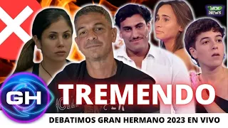 DEBATIMOS GRAN HERMANO 2023 EN VIVO - CORAZZA DETENIDO-ENTRAN HOLDER MARTINA Y MORA-ROMINA ELIMINADA