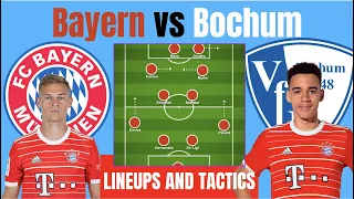 TACTICS! Bayern vs Bochum | Bundesliga LINEUPS and PREDICTION