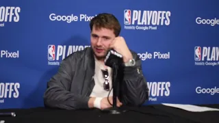 Dallas Mavs' Luka Doncic Postgame Interview vs LA Clippers NBA Playoffs Game 2