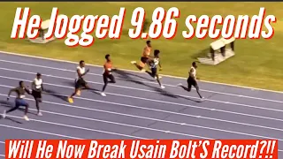 Oblique Seville Jogs 9.86 Seconds In Jamaica!! #breakingnews #sports