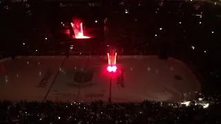 Opening Ceremonies at T-Mobile Arena for Western Conference Finals Game 3