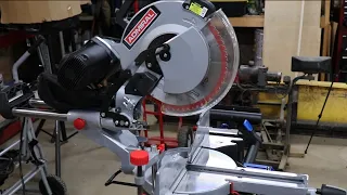 Admiral Miter Saw Review ~ 12" Sliding ~Harbor Freight