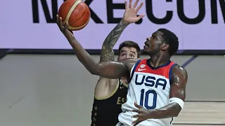 USA Showcase Highlights vs Spain FIBA World Cup 2023 Tune-Up Game