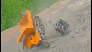 GIGANTIC RC CRASH! HUGE RC ACCIDENT ON THE CONSTRUCTION SITE! EQUIPMENT FILE! SPECIAL LIVE ACTION