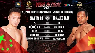 (English) Xiao Tao Su vs Junior Raka | WBO GLOBAL PRELUDE