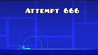 666 attempts | Geometry dash 2.11