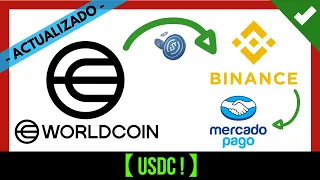 ⚠️💲 CAMBIOS❗️ Cómo Pasar USDC de WORLDCOIN a BINANCE y CAMBIARLOS a PESOS ❓ RETIRAR de WorldCoin ❗️
