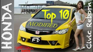 Top 10 Honda Civic FD Reborn Modified | 8th Generation | 2006-2011 | M Bros