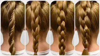 4 BASIC 3D BRAIDs ✿ HOW TO BRAID FOR BEGINNERS ( Braid Tutorial #2)