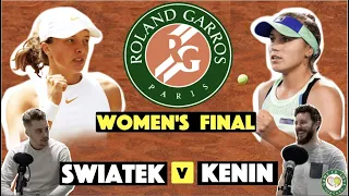 Women's French Open Final 2020 | Iga Swiatek vs Sofia Kenin | GTL Tennis Podcast LIVE Watchalong