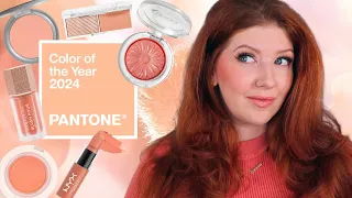 Best PEACH Drugstore Makeup | Pantone Color of the Year 2024