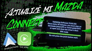 Actualiza software Mazda Connect para Car play / Android auto