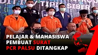 Polda Metro Bekuk Tiga Tersangka Pembuat Surat PCR Palsu, Pelaku Masih Pelajar dan Mahasiswa | tvOne