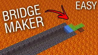 EASY Automatic Basalt Bridge Maker Tutorial in Minecraft 1.16+