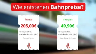 „Heute teuer, morgen günstig“ - wie entstehen die Preise für Bahntickets?