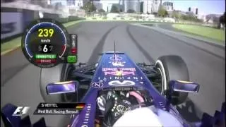 Sebastian Vettel Onboard at Australia 2013