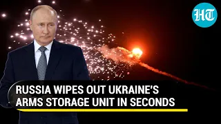 West-sent Missiles 'Gutted' as Russian Army Smashes Huge Ukrainian Arms Unit | Watch