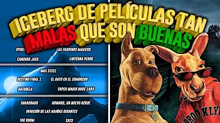 EL ICEBERG DE PELÍCULAS TAN MALAS QUE SON BUENAS🎬