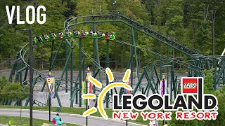 Our First Time at Legoland New York! Riding an Epic Trackless Dark Ride, Exploring Mini-Land & More!