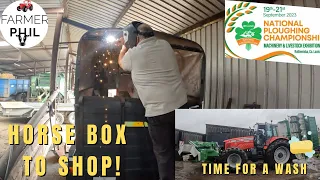 WE'RE READY FOR THE PLOUGHING!! | HORSE BOX SHOP & SAMASZ MOWERS GET A WASH