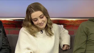 AFTER stars Josephine Langford & Hero Fiennes Tiffin on their kissing scenes!