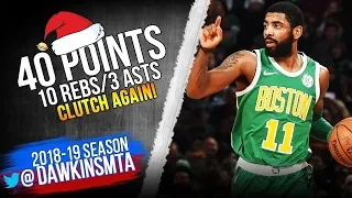 Kyrie Irving Full Highlights in 2018 Christmas Celtics vs 76ers   40 Pts CLUTCH!  FreeDawkins