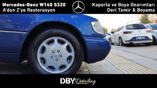 Back To The Roads! | Mercedes-Benz W140 S320 | COMPLETE RESTORATION | LEATHER REPAIR & PAINTING