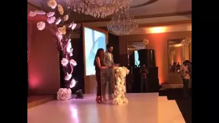 Mahira Khan and Adnan Malik on stage at the 15th Lux Style Awards Nominee Reveal Event!