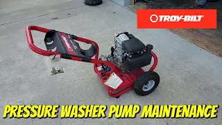 Troy-Bilt Pressure Washer Pump Repair