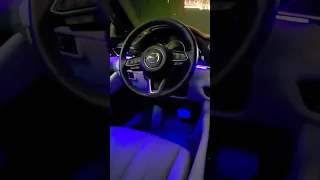 MAZDA 6 2019-2020 AMBIENT LIGHTING CUSTOMS. #shorts #car #mazda #ambientlighting #led #trending