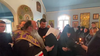 Постриг в монашество в жіночому монастирі в честь святого Пророка Божого Іллї с. Терново Піша-Гора