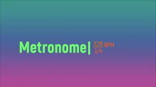 325 BPM Metronome 3/4