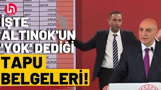 Turgut Altınok'un 'Yok' dediği tapu belgelerini Murat Ağırel tek tek açıkladı!