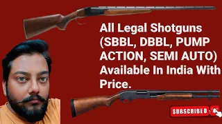 All Legal Shotgun Available In India For Indian Civilian With Price|#shotgun @rvvlogofficial