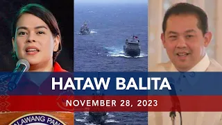 UNTV: HATAW BALITA  |  November 28, 2023