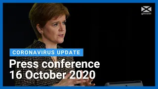 Coronavirus update from the First Minister: 16 October 2020