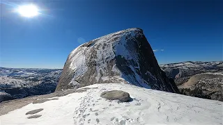 Solo Hiking Half Dome in the Winter