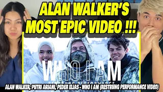 IT FINALLY HAPPENED!!! Alan Walker, Putri Ariani, Peder Elias - Who I Am (Restrung Video) | REACTION