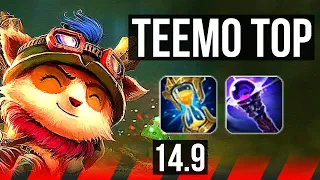 TEEMO vs OLAF (TOP) | Rank 2 Teemo, Quadra, 1900+ games, Godlike | NA Challenger | 14.9