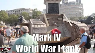 Mark IV World War I Tank At Trafalgar Square London - Tank 100